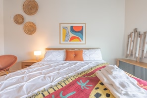 1 bedroom, iron/ironing board, travel crib, free WiFi