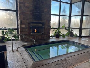 Indoor pool, a heated pool