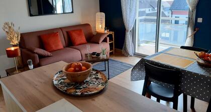 Studio 1 - 4 pers 300m from the beach with sea view