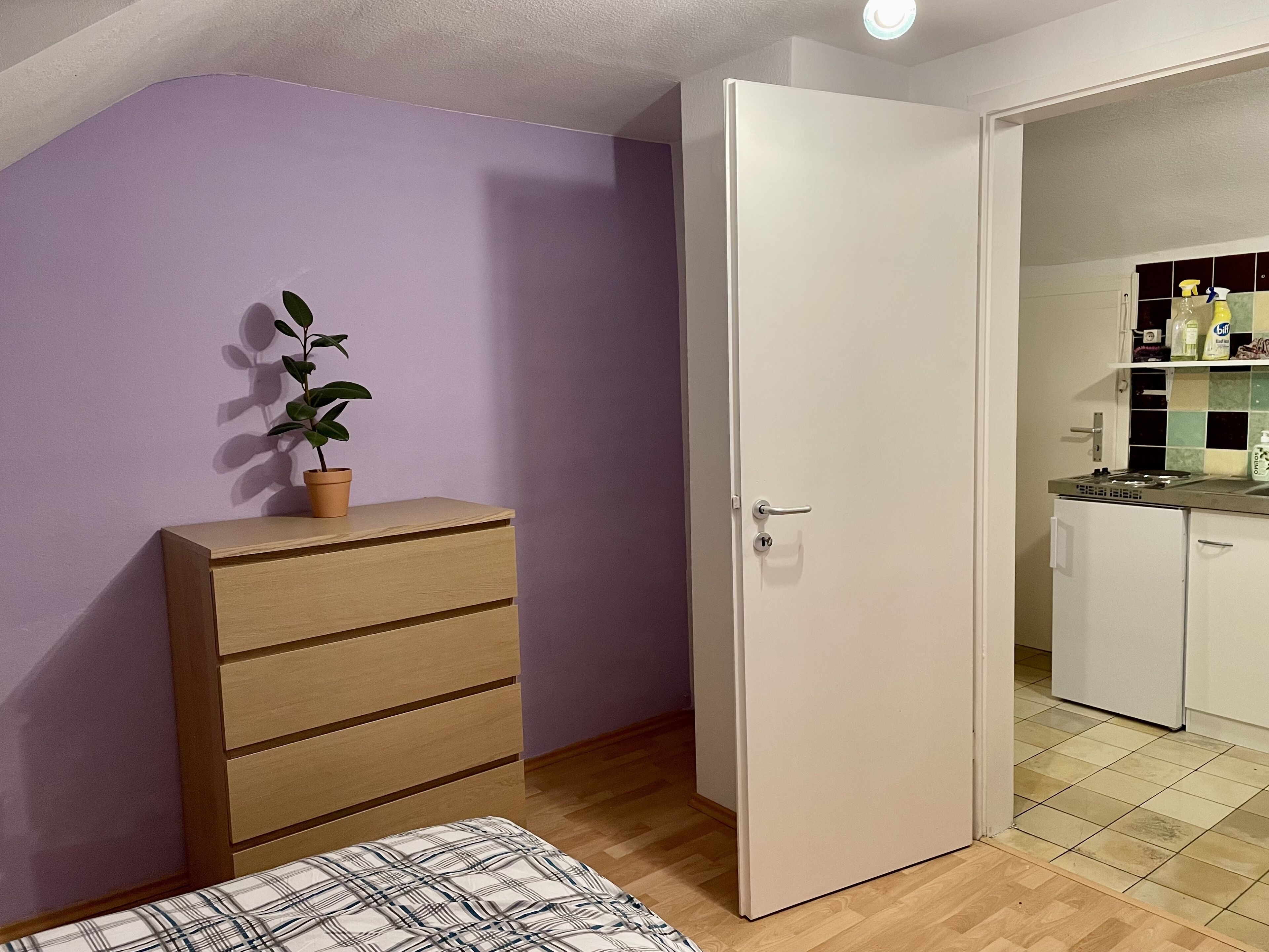 Simple attic apartment with pantry kitchen NO SHOWER NO SHOWER