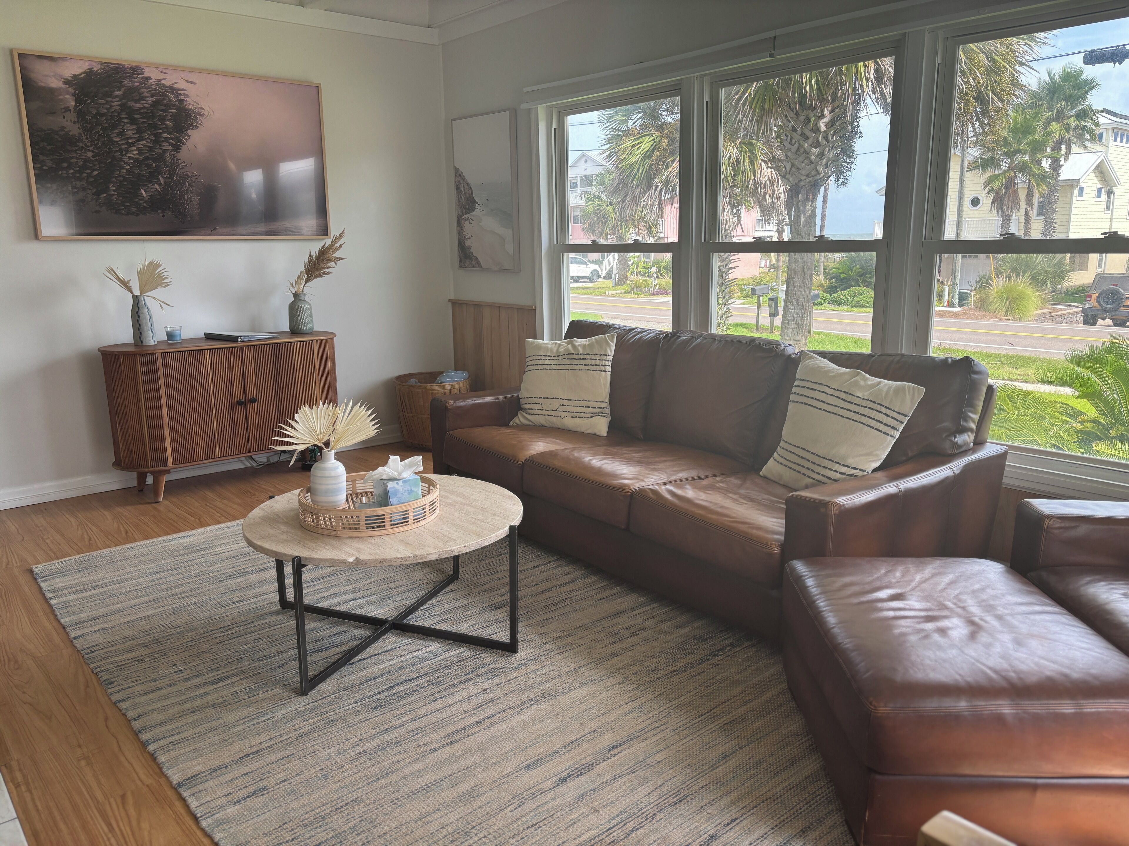 TV connectée, cheminée