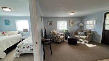 1 bedroom, iron/ironing board, travel crib, free WiFi