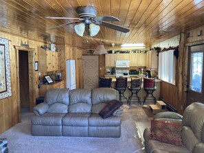 Télévision, cheminée