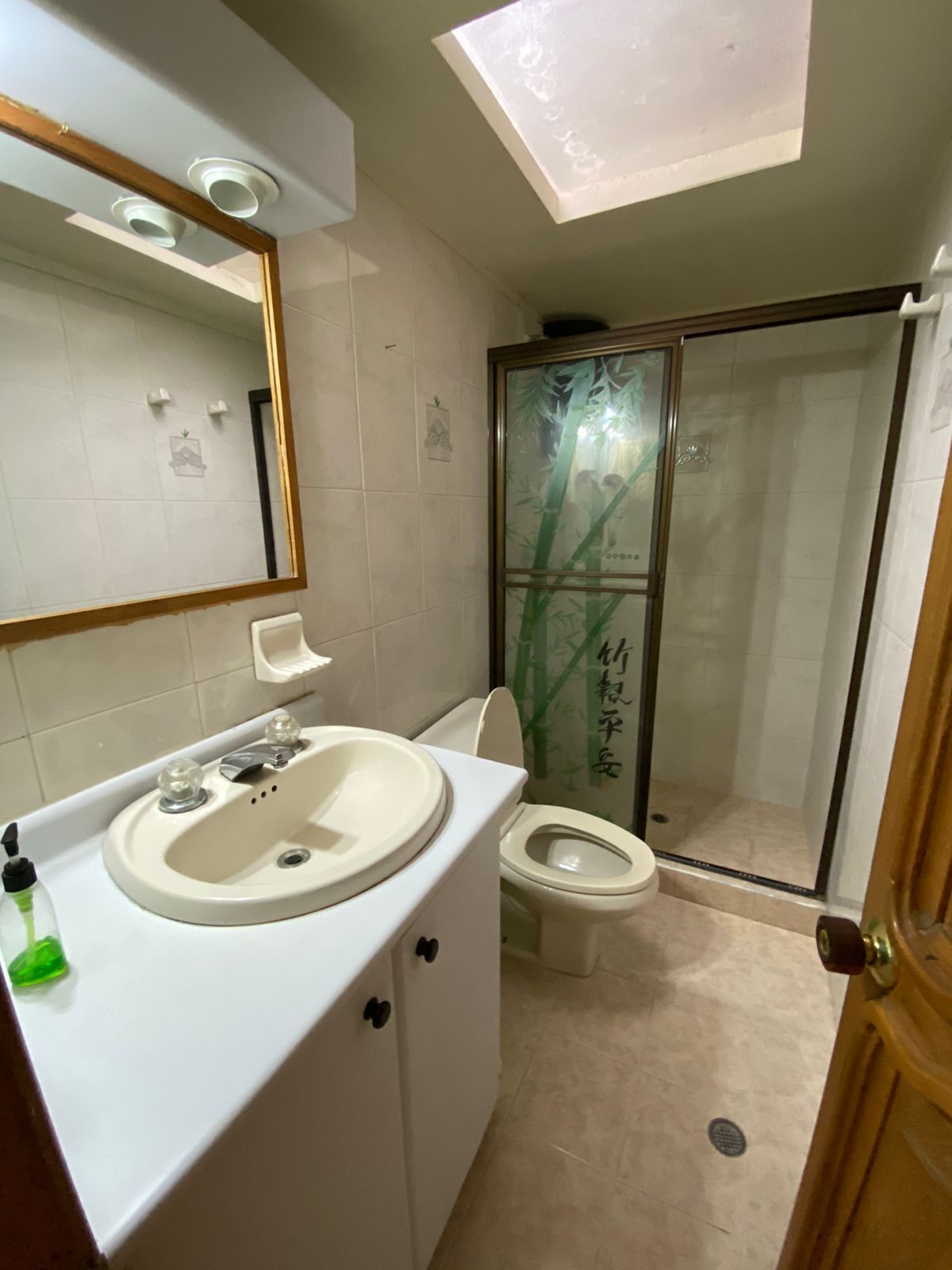 Central apartment, located between two parks.