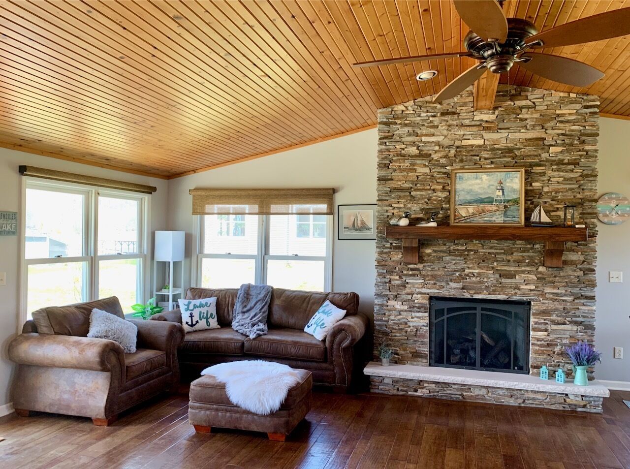 Modern Lakefront Home w/Fireplace near Ski Resort and Notre Dame