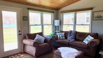 TV connectée, cheminée