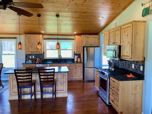 Modern Lakefront Home w/Fireplace near Ski Resort and Notre Dame