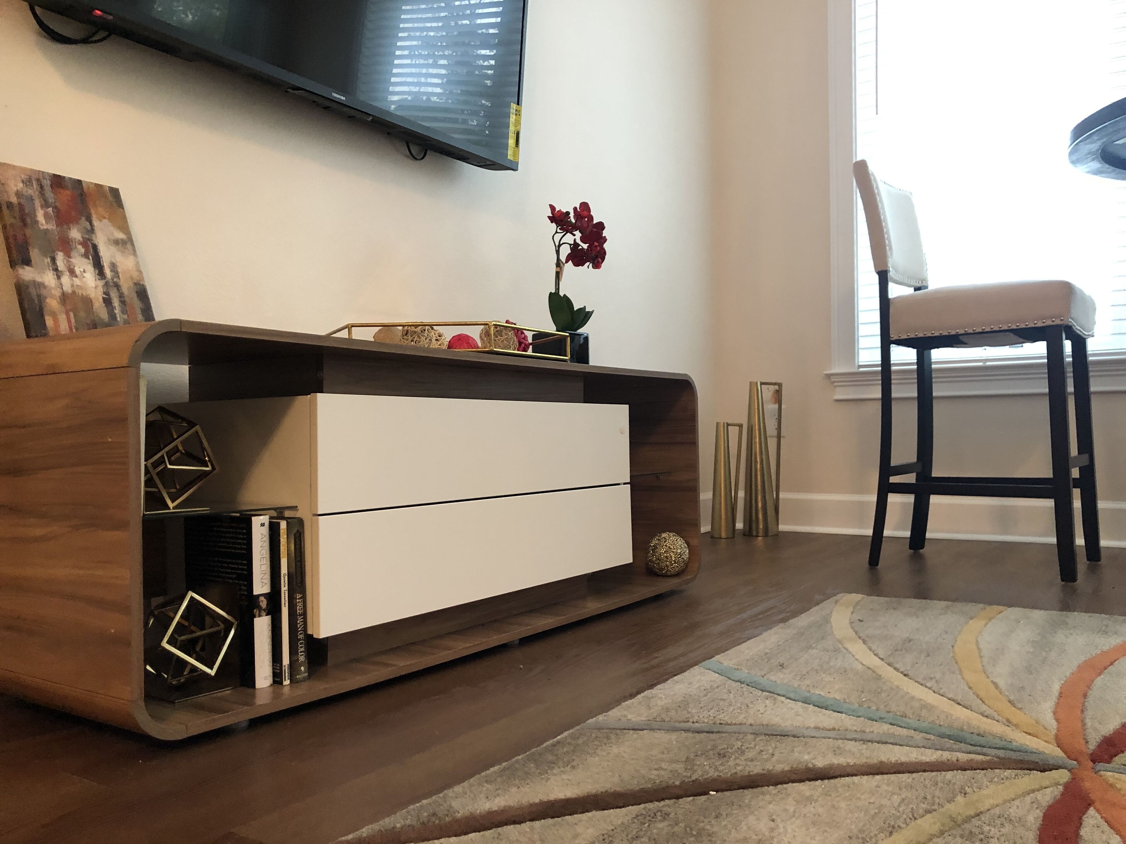 Newly constructed modern home with luxurious rooftop patio