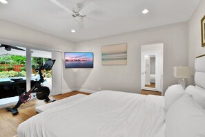 4 bedrooms, iron/ironing board, travel crib, WiFi