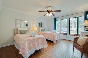 2 habitaciones, wifi y ropa de cama
