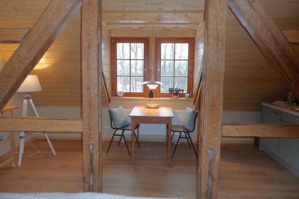 Ferienwohnung "Von Eschwege" (40 qm)-Sitzbereich - Küche