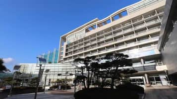 Voorkant van accommodatie