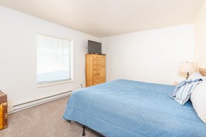 Master Bedroom, Main level with a king size bed