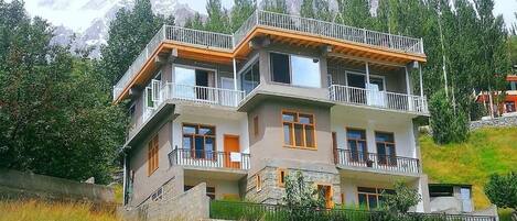 Fassade der Unterkunft