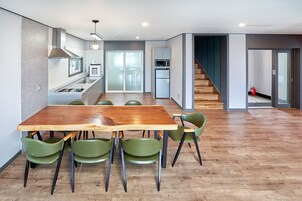 Village Type President (No Cooking Allowed) | Living area | 55-inch LED TV with digital channels, TV, heated floors