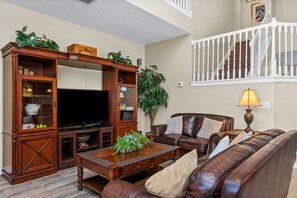 TV, video games, foosball