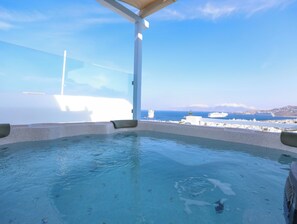 頂級套房, 按摩浴缸, 海景 | 客房景觀
