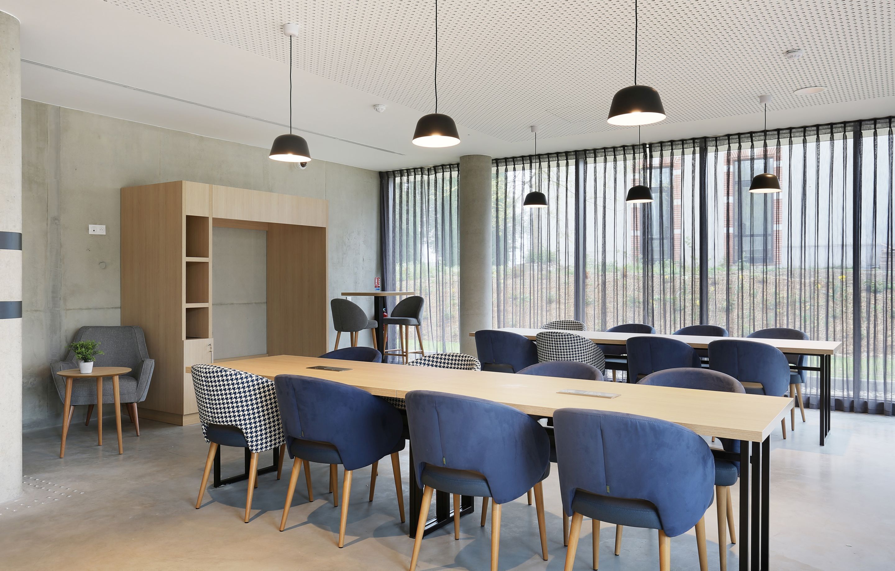 Zona de estar del vestíbulo