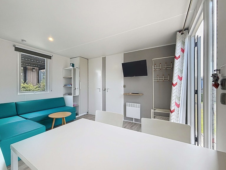 Mobil-home Grand Confort 4 Pers, 2 Chambres, 1 Sdb, Clim, Terrasse & Parking, à 200m De La Plage - Saint-Pair-sur-Mer
