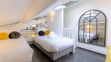 2 chambres, fer et planche à repasser, lit parapluie, Wi-Fi gratuit