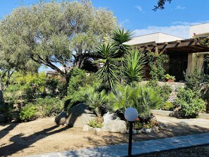 Property grounds - Ground Floor Apartment with Terrace & Garden, 350m from Beach, A/C, Parking Included (Lumio)