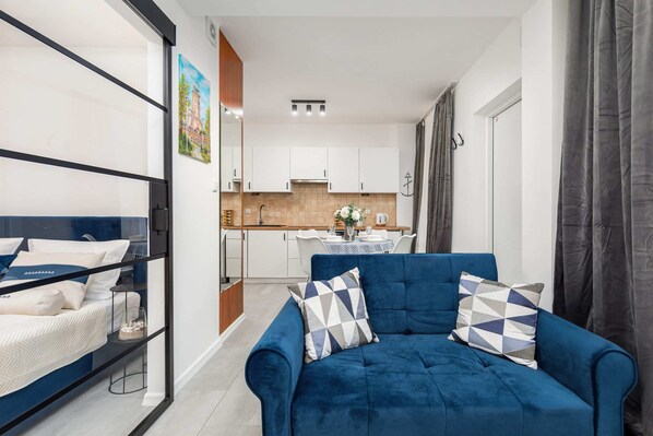 1 bedroom, iron/ironing board, travel cot, WiFi