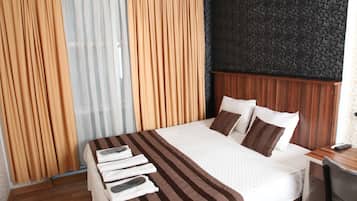 Deluxe Room, 2 Bedrooms | Premium bedding, minibar, desk, blackout drapes