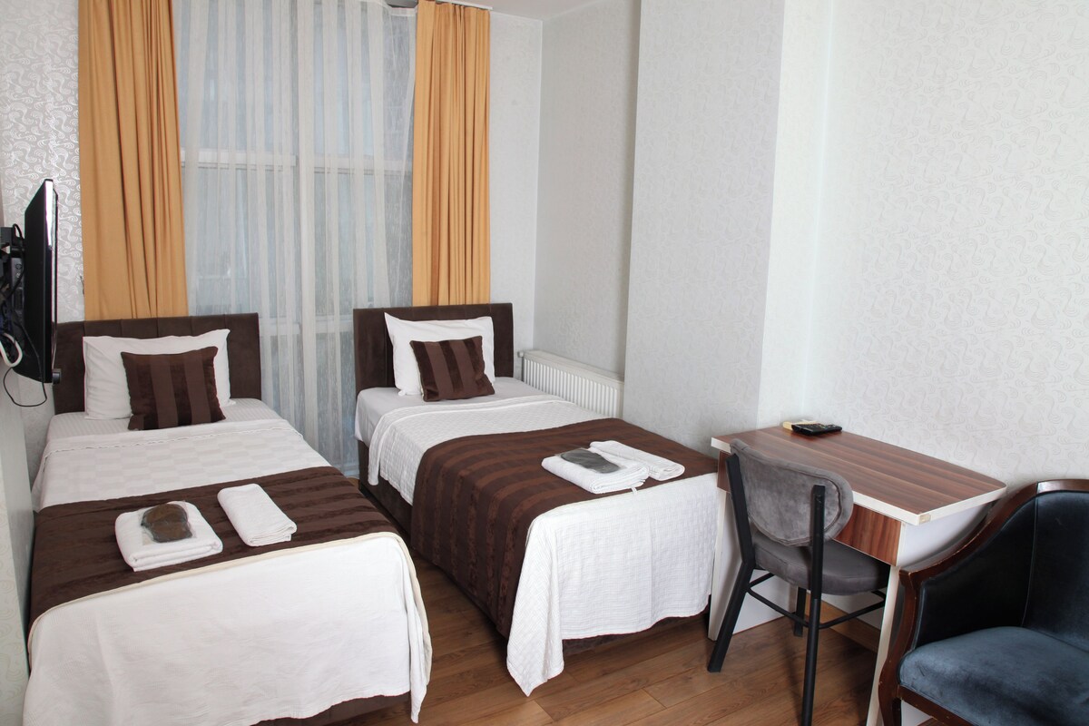 Deluxe Twin Room | Premium bedding, minibar, desk, blackout drapes