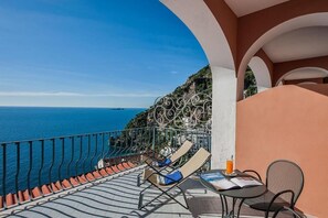 View from room - Hotel Il Gabbiano (Positano)