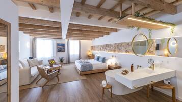 Chambre Double Deluxe | Draps italiens Frette, literie de qualité supérieure