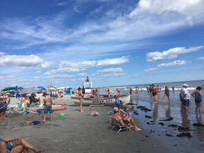 On the beach
