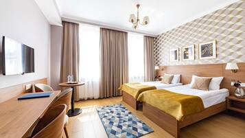 Habitación estándar | 1 dormitorio, ropa de cama de alta calidad, minibar y caja fuerte