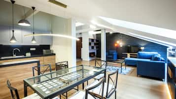 Superior Apartment | 1 bedroom, premium bedding, minibar, in-room safe