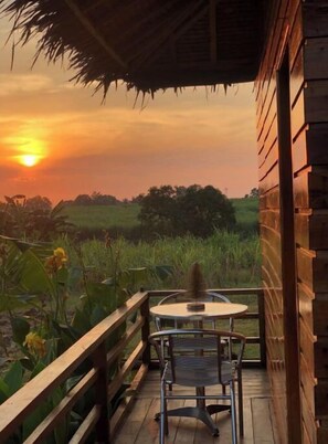 Outdoor dining - Mahogany Farm Loft Type Pocket Villa with Outdoor Minipool (Nasugbu)