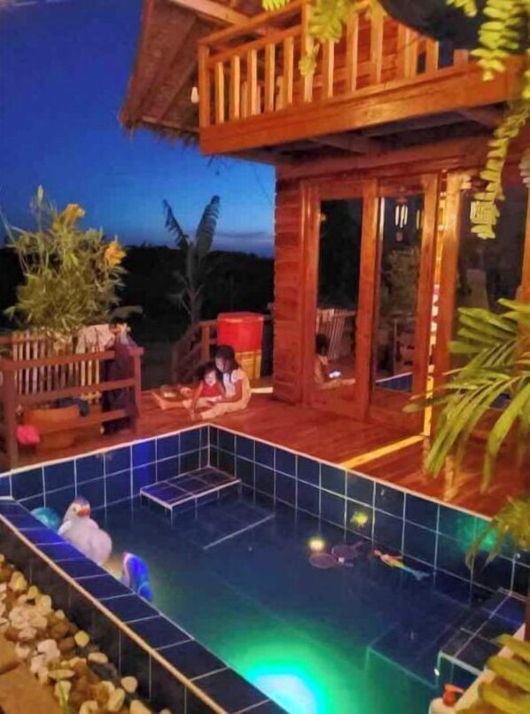 Outdoor pool - Mahogany Farm Loft Type Pocket Villa with Outdoor Minipool (Nasugbu)