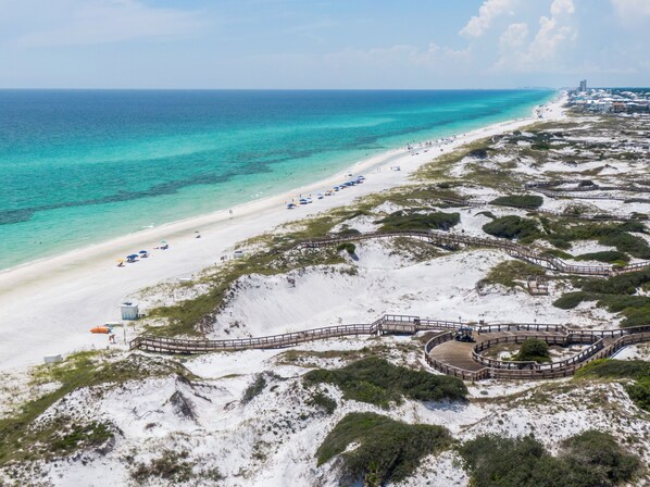 Beach nearby - Luxury family escape with 6-seat LSV, 6 bikes, & community pool just steps away (30A WaterSound)