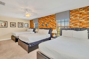 9 bedrooms, iron/ironing board, WiFi, bed sheets - Last Minute Disney! Private Pool, Hot Tub, Game Room & Themed Bedrooms. Book Now! #39960 (Orlando)