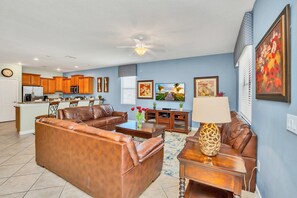 Téléviseur connecté, table de baby-foot