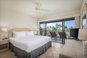 2 bedrooms, iron/ironing board, free WiFi, bed sheets - Keauhou Punahele B-107 Ground Floor, Spacious Lanai, Personal BBQ, VERY Quiet (Kailua Kona)