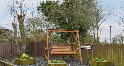 Boasting a private garden, stunning views and ample parking.