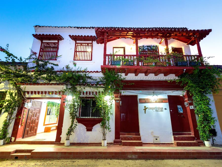 Voorkant van accommodatie