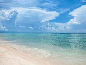 On the beach