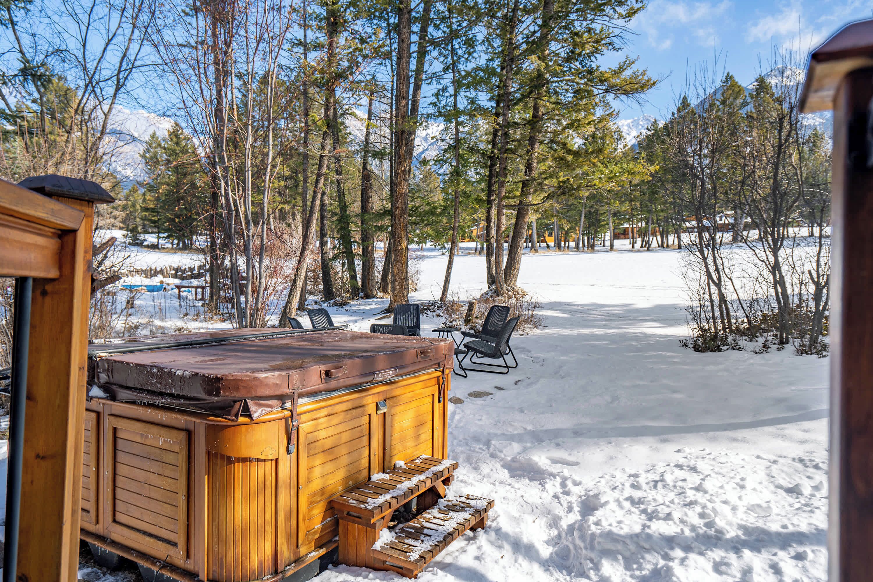 Idromassaggio all'aperto