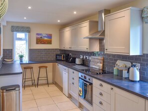 Dishwasher, high chair - A beautiful cottage with great views near Penrith. (Renwick near Penrith)