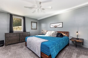 5 bedrooms, iron/ironing board, travel crib, free WiFi