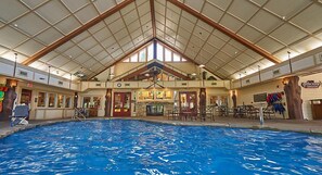 Indoor pool, a heated pool