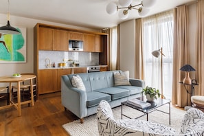 Apartment (0 Bedroom) | Living area - Stunning Apartment with City views (London)