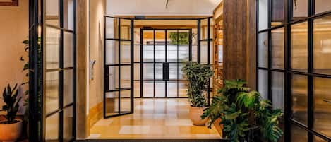 Entrée de l’hébergement