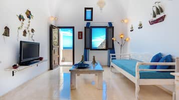 One Bedroom Apartment with Sea View KALIPSO | Wohnbereich