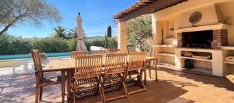 Villa pour 10 pers Piscine Privée, à 250m de la mer